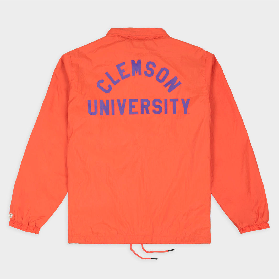 Clemson Tigers Vintage Logo Coaches Jacket - A Timeless Tribute to Football Tradition