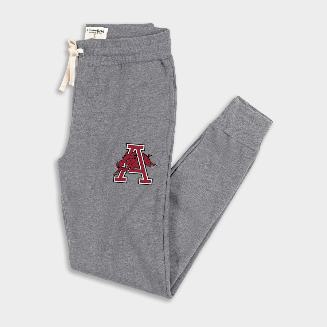 Arkansas Vintage Logo Joggers: Relive Championship Glory