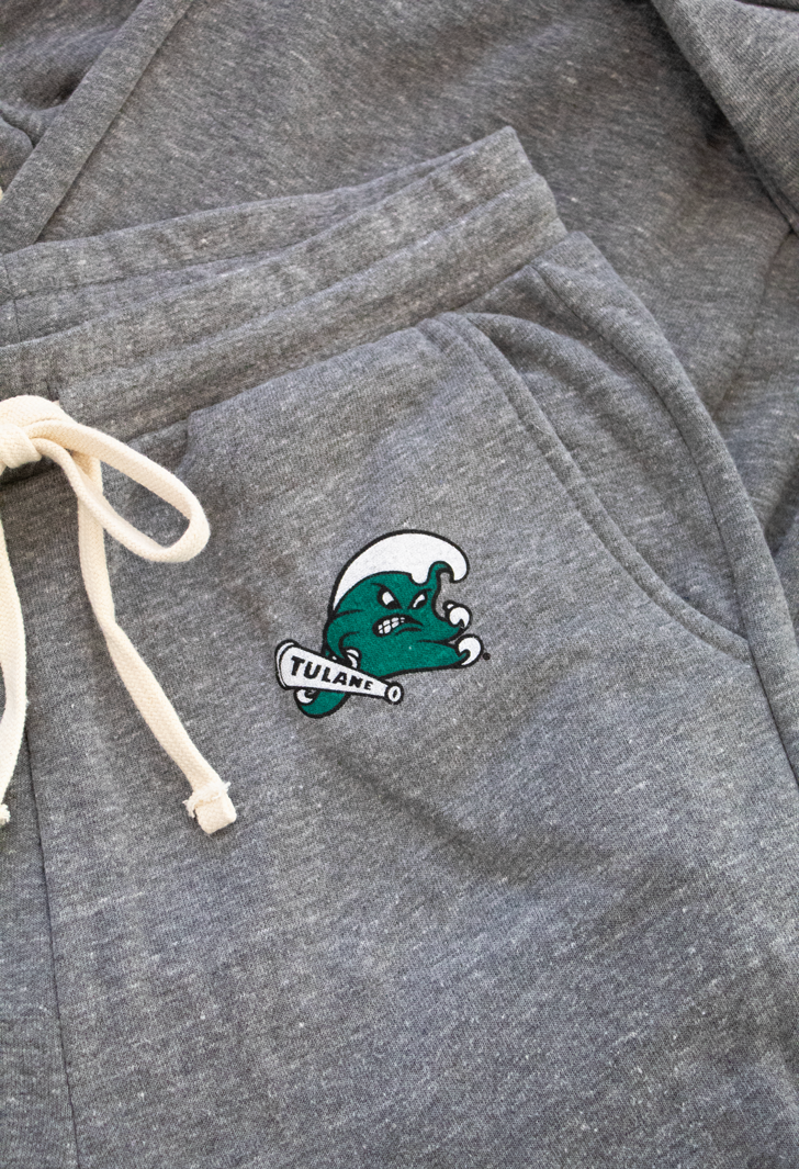 Cozy Tulane Green Wave Fleece Joggers for Ultimate Comfort