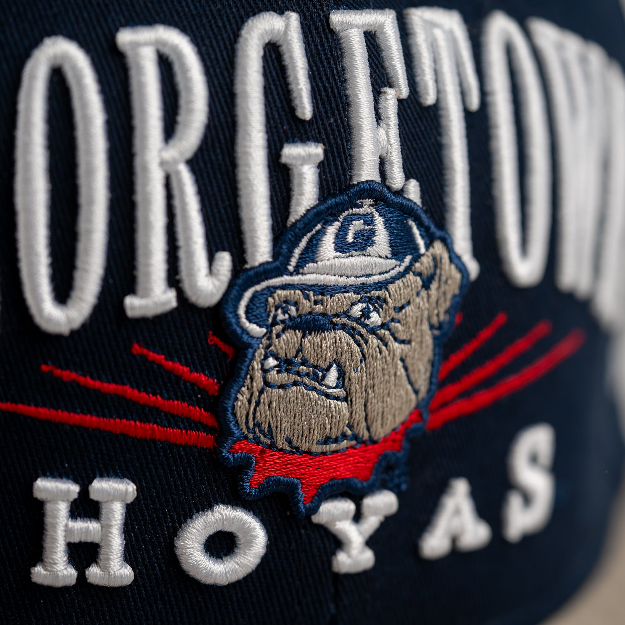 Georgetown Hoyas Vintage Bulldog Snapback Hat - A Piece of Championship History