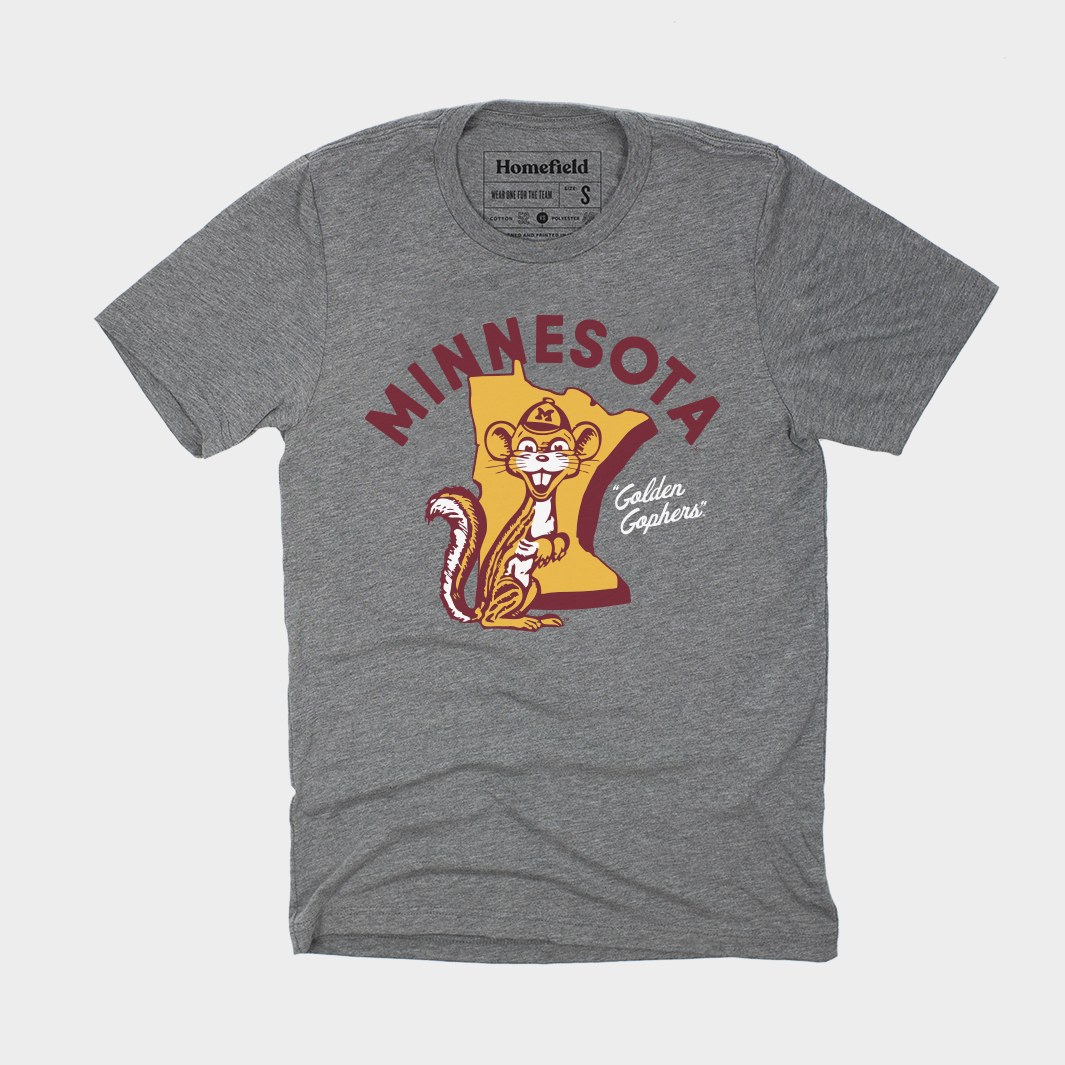Retro Minnesota Golden Gophers Tee - A Must-Have for Fans!