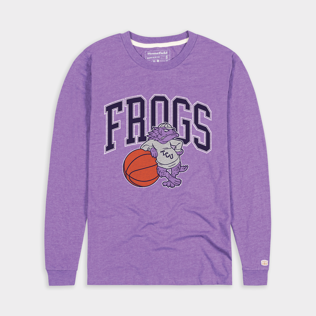 TCU Horned Frogs Basketball Long Sleeve Shirt