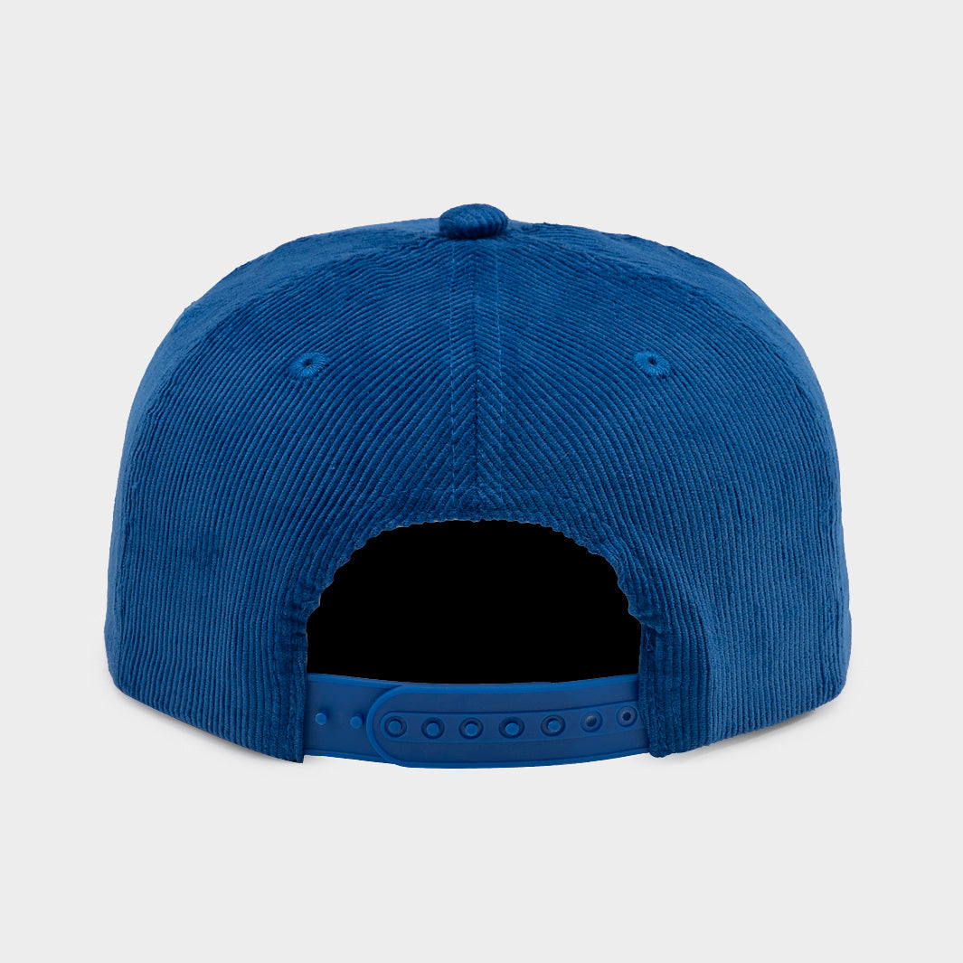 Vintage-Inspired Hampton Script Corduroy Snapback Hat - A Must-Have Accessory
