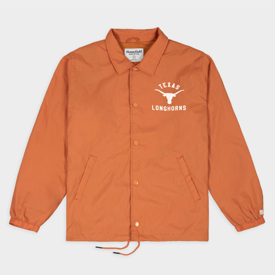 Texas Longhorns' Timeless Classic Logo Coaches Jacket - A Must-Have!