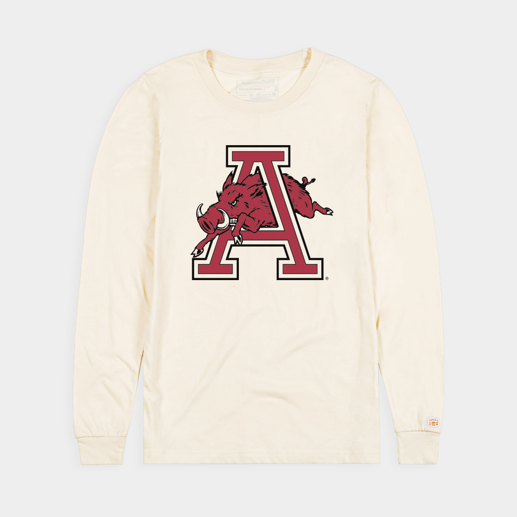 Arkansas Vintage Logo Long Sleeve Shirt