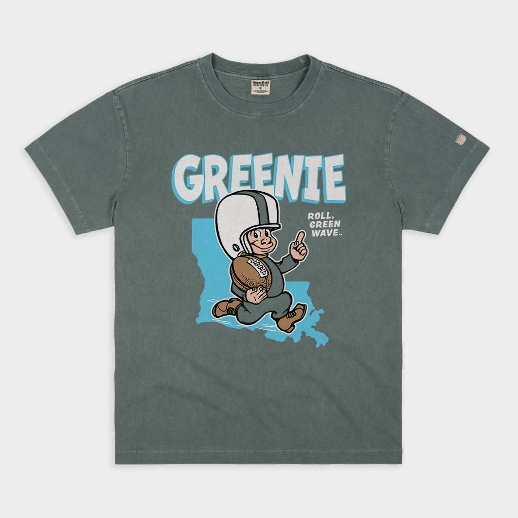 Vintage Tulane Green Wave Heavyweight Tee - A Timeless Tribute