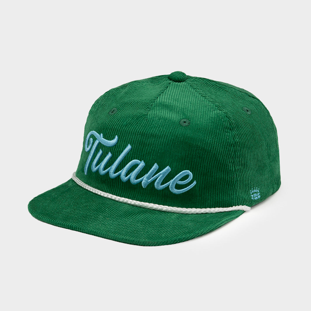 Tulane Green Wave Vintage-Inspired Corduroy Cap