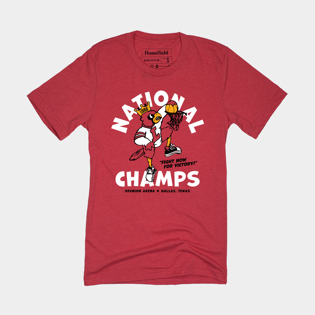 Relive the 1986 Louisville Cardinals National Championship Glory with This Vintage Tee