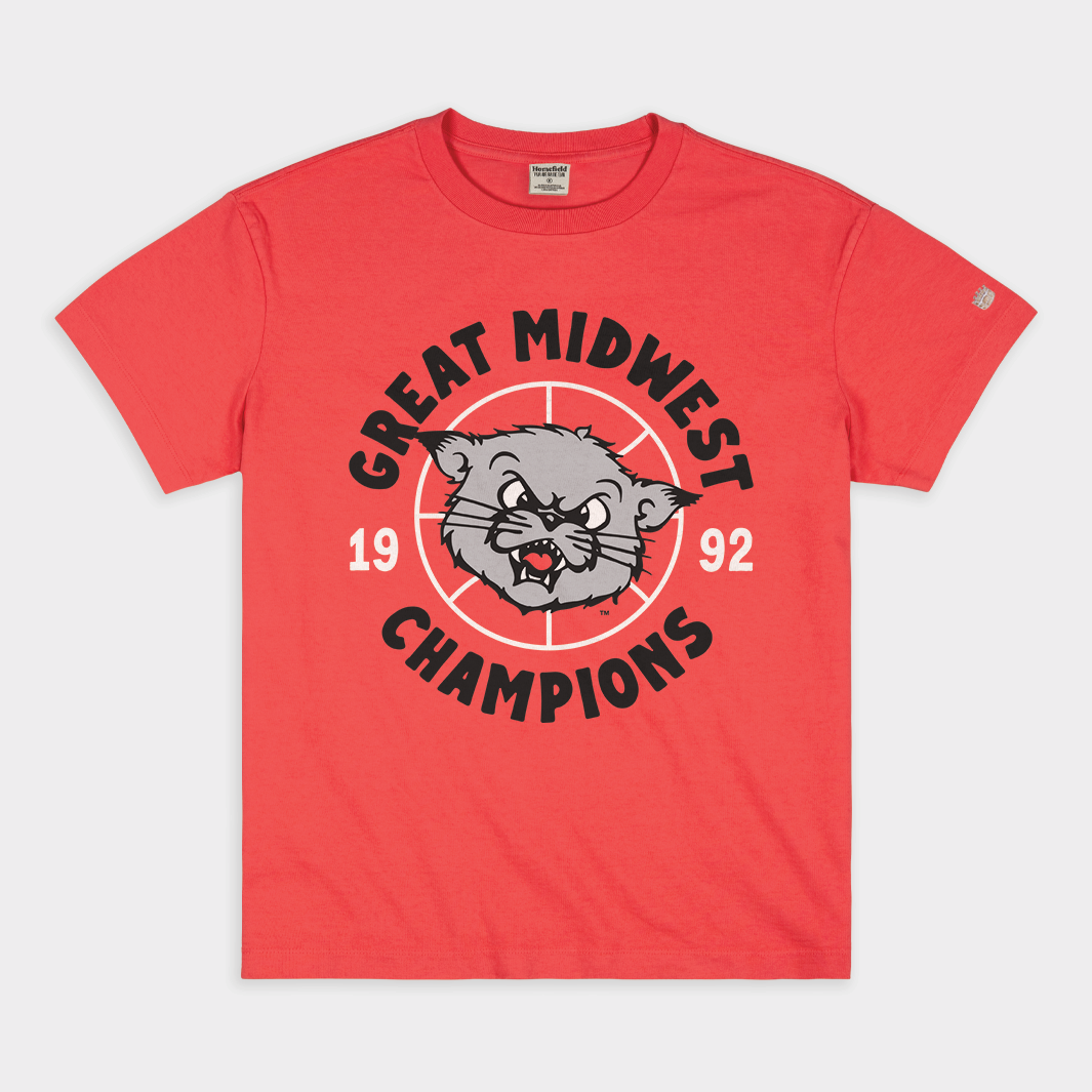 1992 Cincinnati Bearcats Basketball Championship Vintage Heavyweight Tee