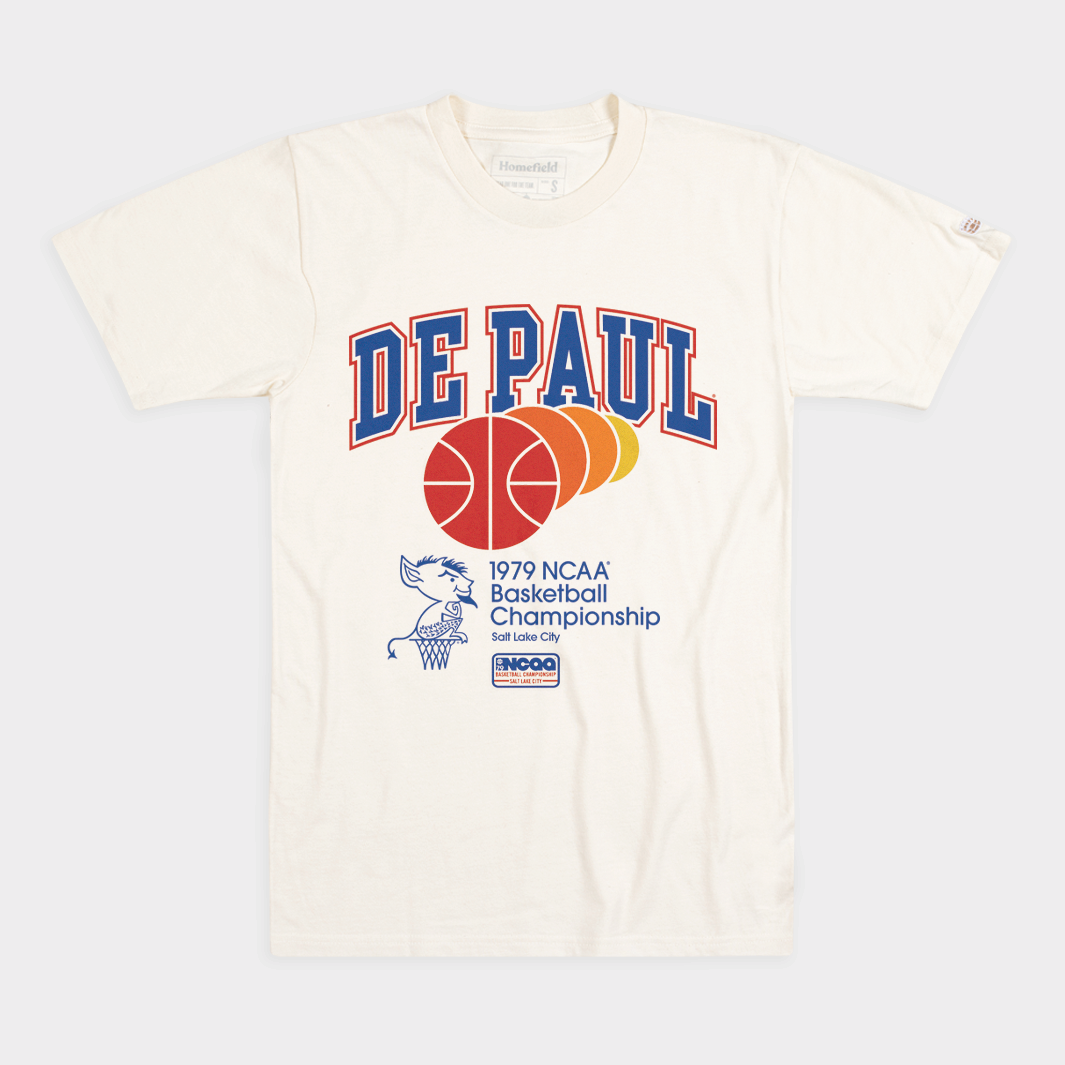 Relive the Glory: 1979 DePaul Blue Demons NCAA Final Four Basketball Tee