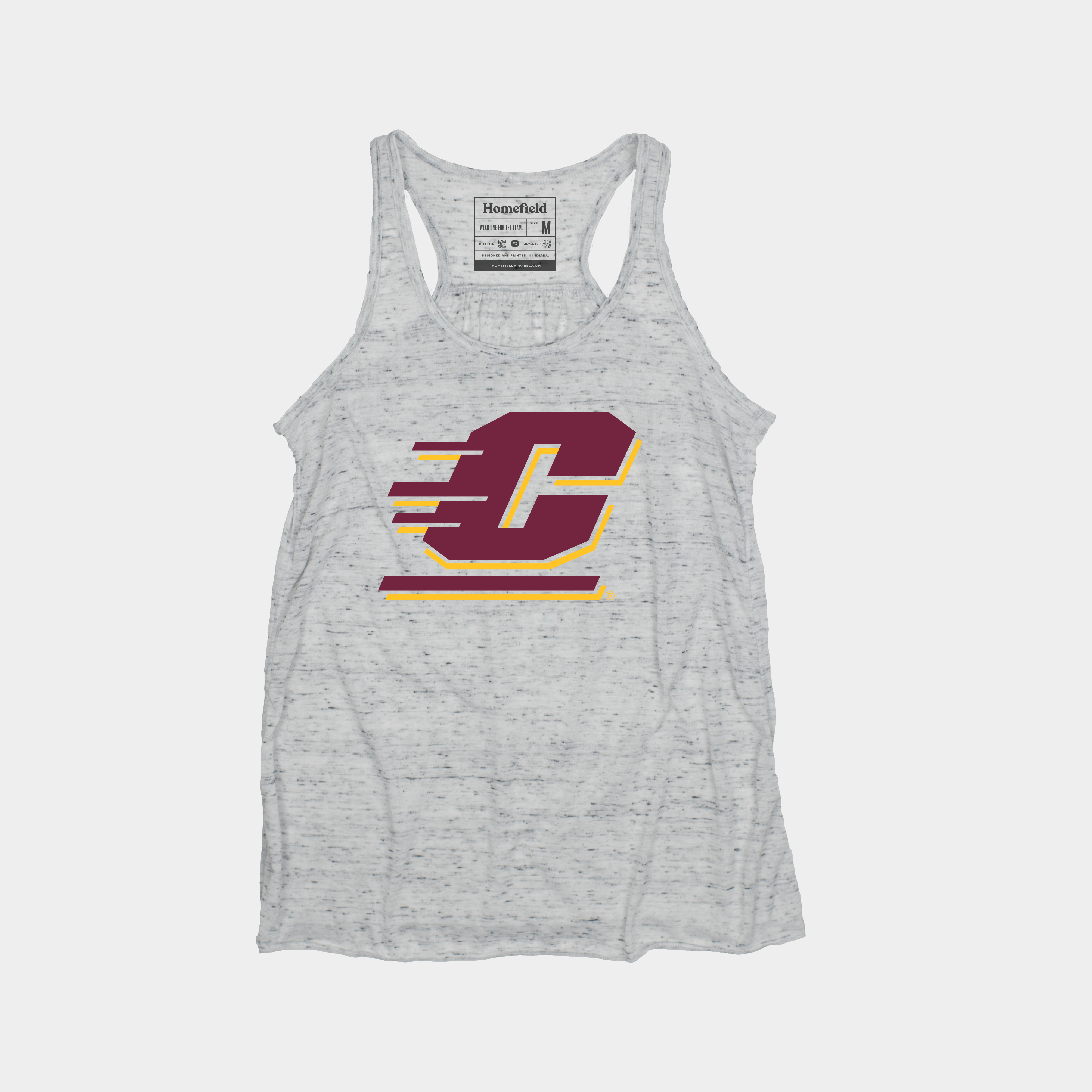 Gorgeous Women's Central Michigan Racerback Tank