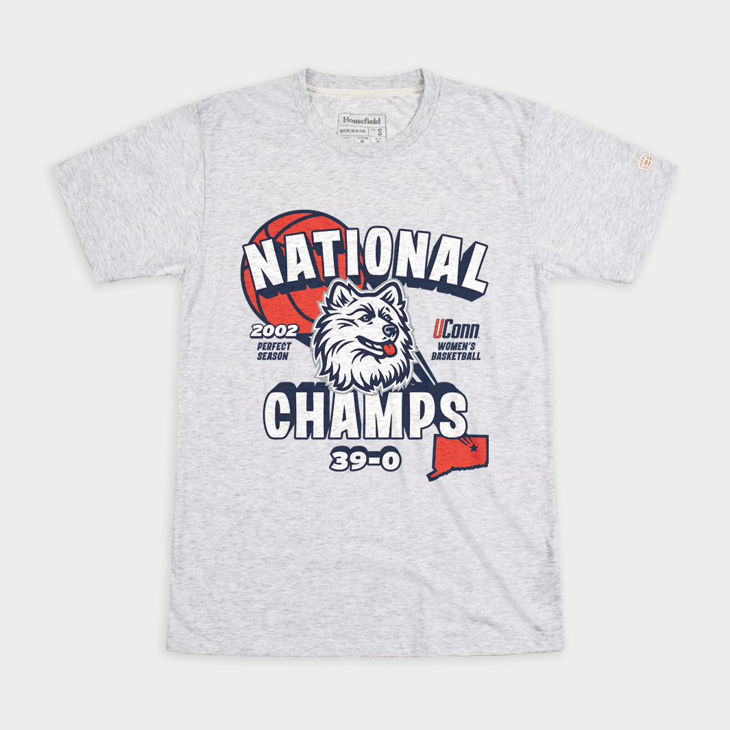 Relive the Glory: UConn Women's 2002 Perfect Season Retro Tee