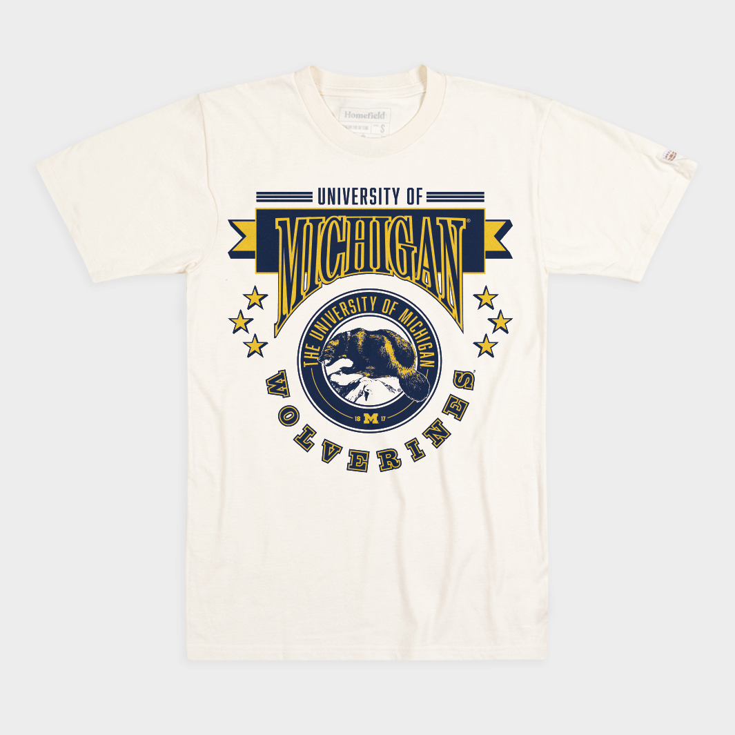 Vintage Michigan Wolverines 80s Retro Tee - A Must-Have for Fans