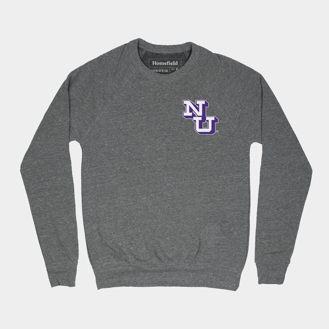 Classic Northwestern 'NU' Crew - Show Your Wildcats Pride