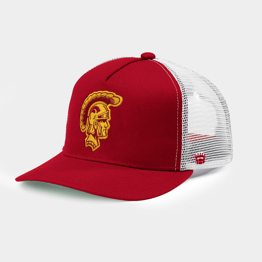 Show Your USC Trojans Pride with This Retro Logo Trucker Hat