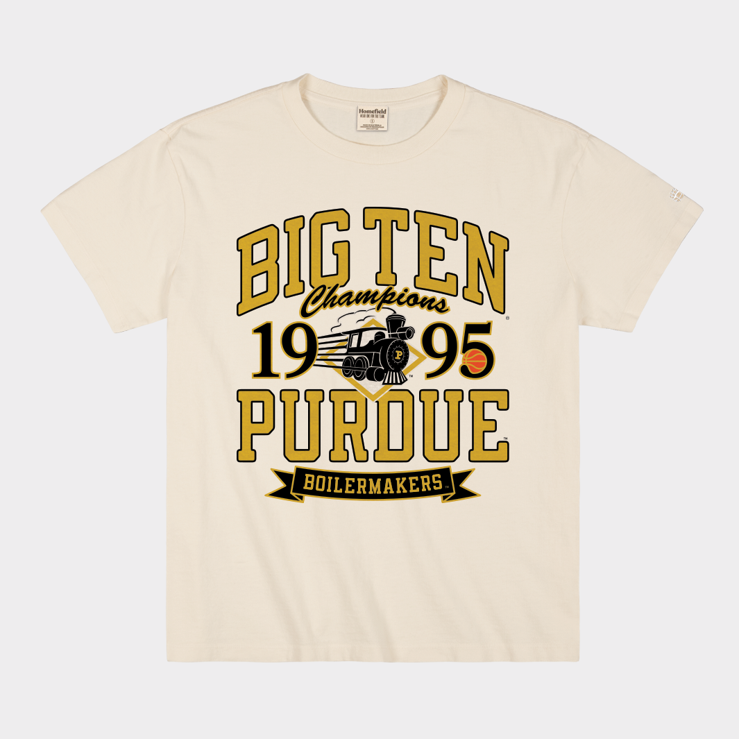 Celebrate Purdue Men's Basketball's 1995 Big Ten Championship 30th Anniversary Heavyweight Tee