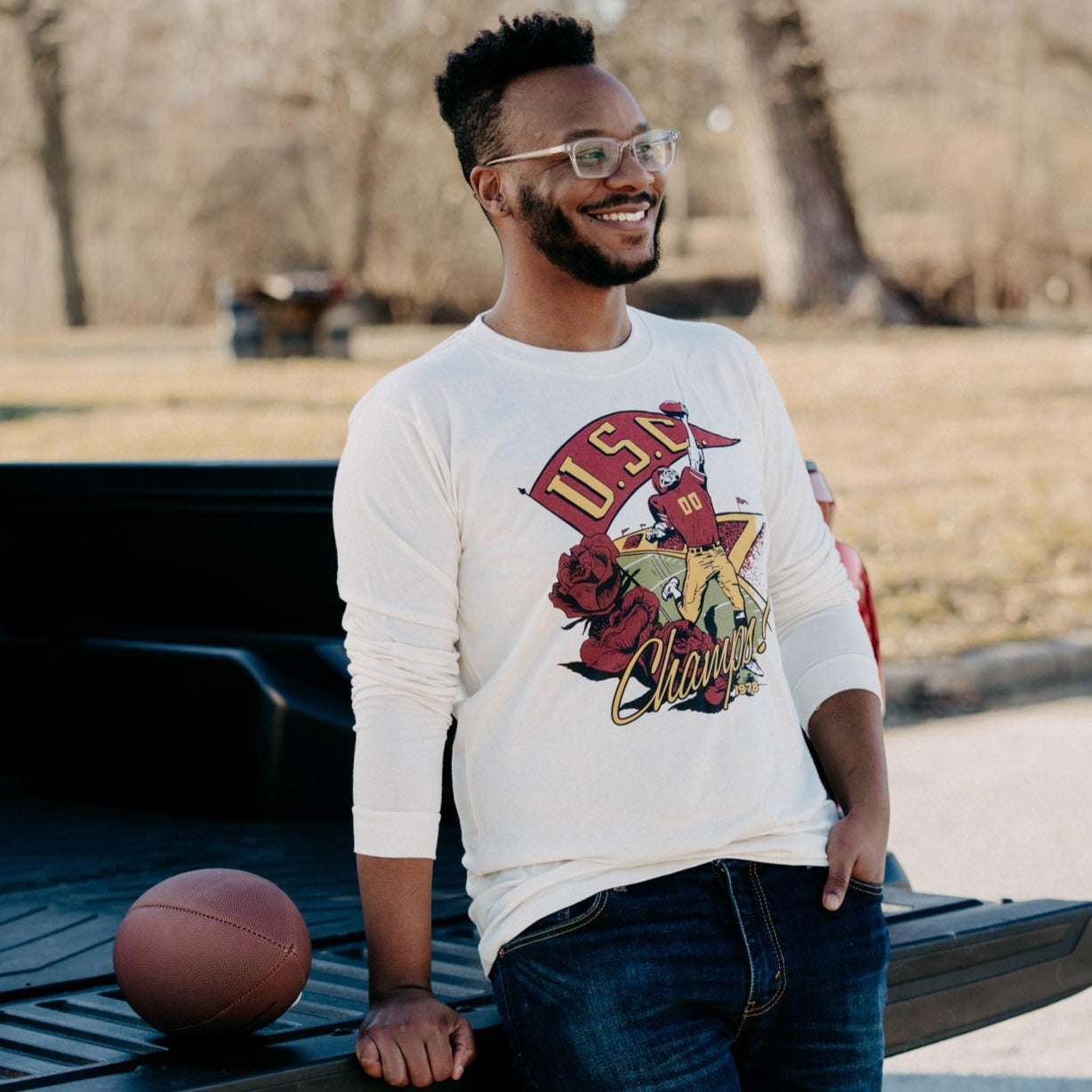1978 USC Trojans Roses Long Sleeve Tribute Shirt