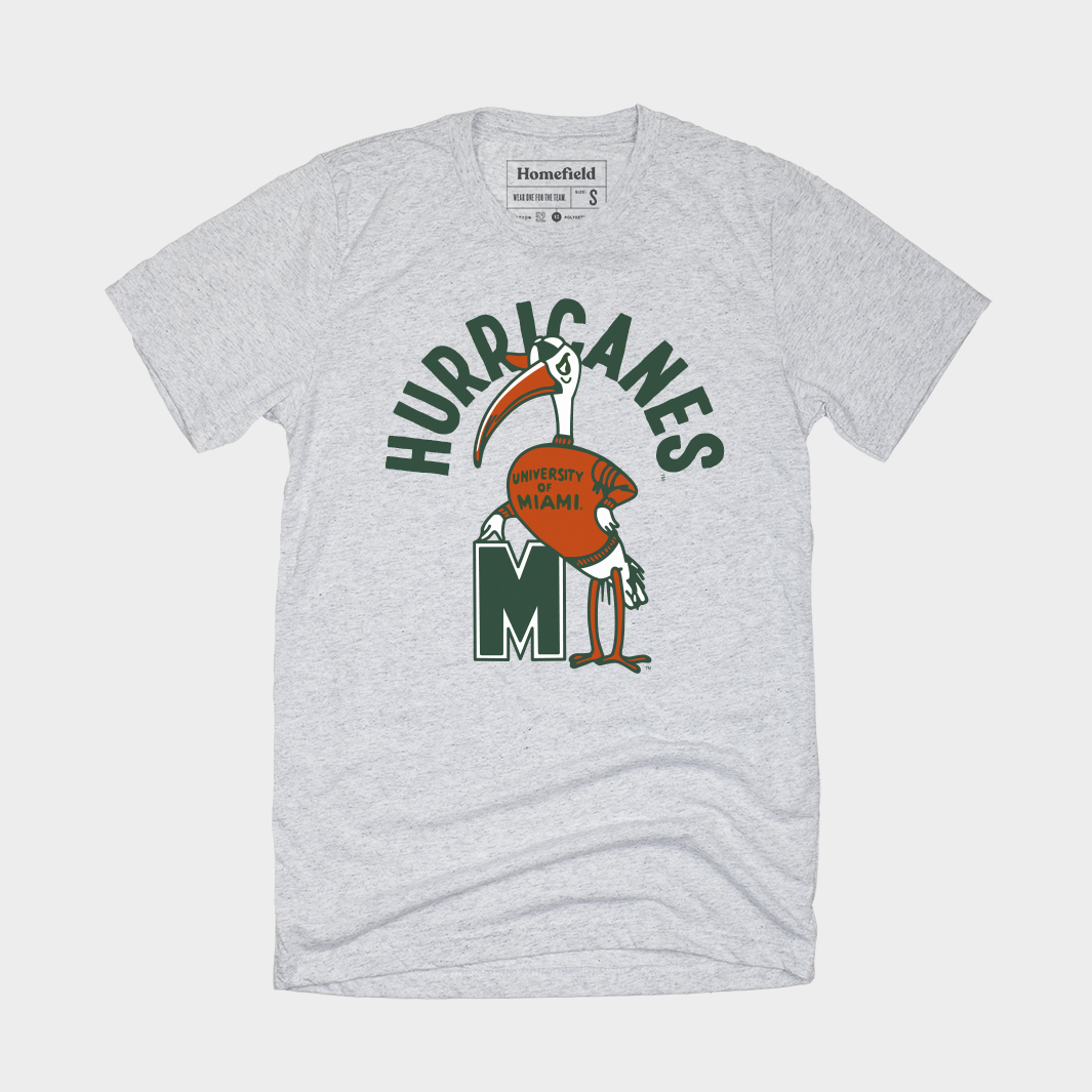 Unleash Your Spirit with Vintage Miami Hurricanes Ibis Tee