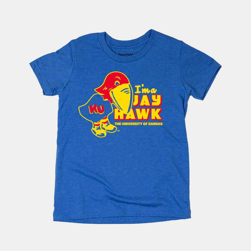 Show Your Jayhawk Pride! Kansas Retro Youth Tee