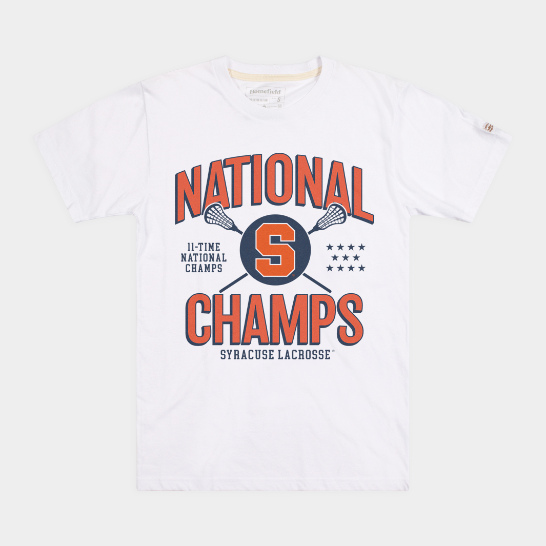 Syracuse Orange Lacrosse 11 - Time Champions Tee - Celebrate the Champions