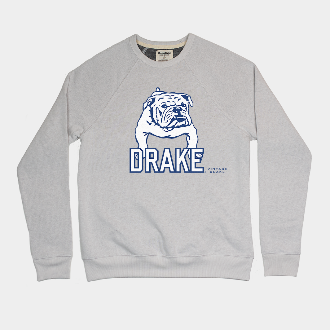 Drake University's Timeless Bulldog Vintage Sweatshirt