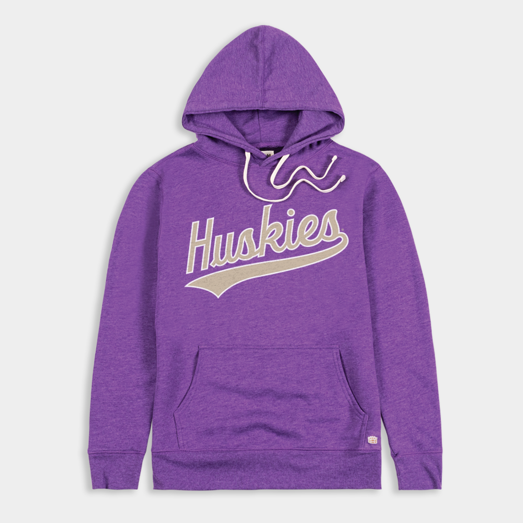 Show Your Husky Pride with the Washington Huskies Script Hoodie