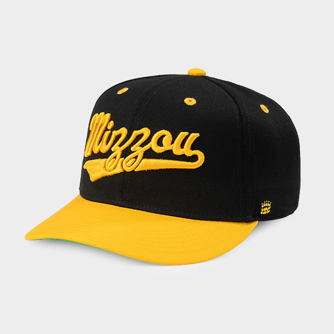 Mizzou Tigers Vintage Script Snapback Hat