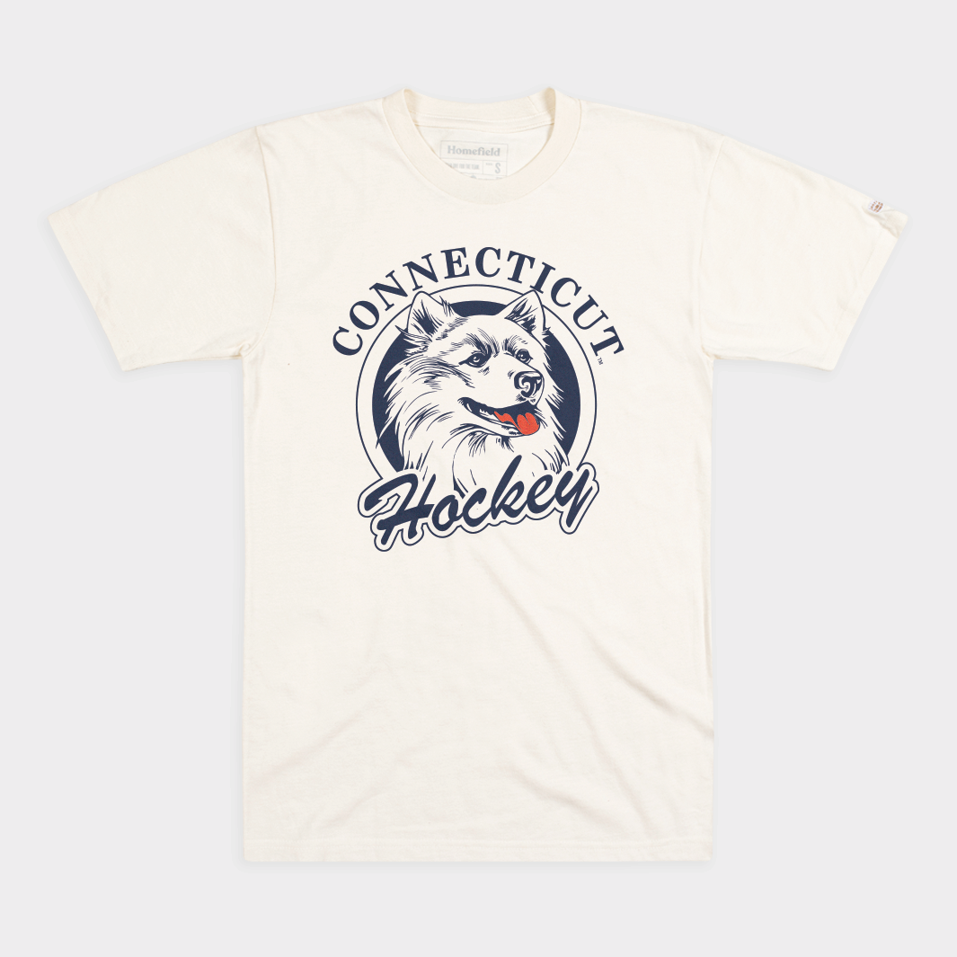 UConn Huskies Connecticut Hockey Vintage-Inspired Tee