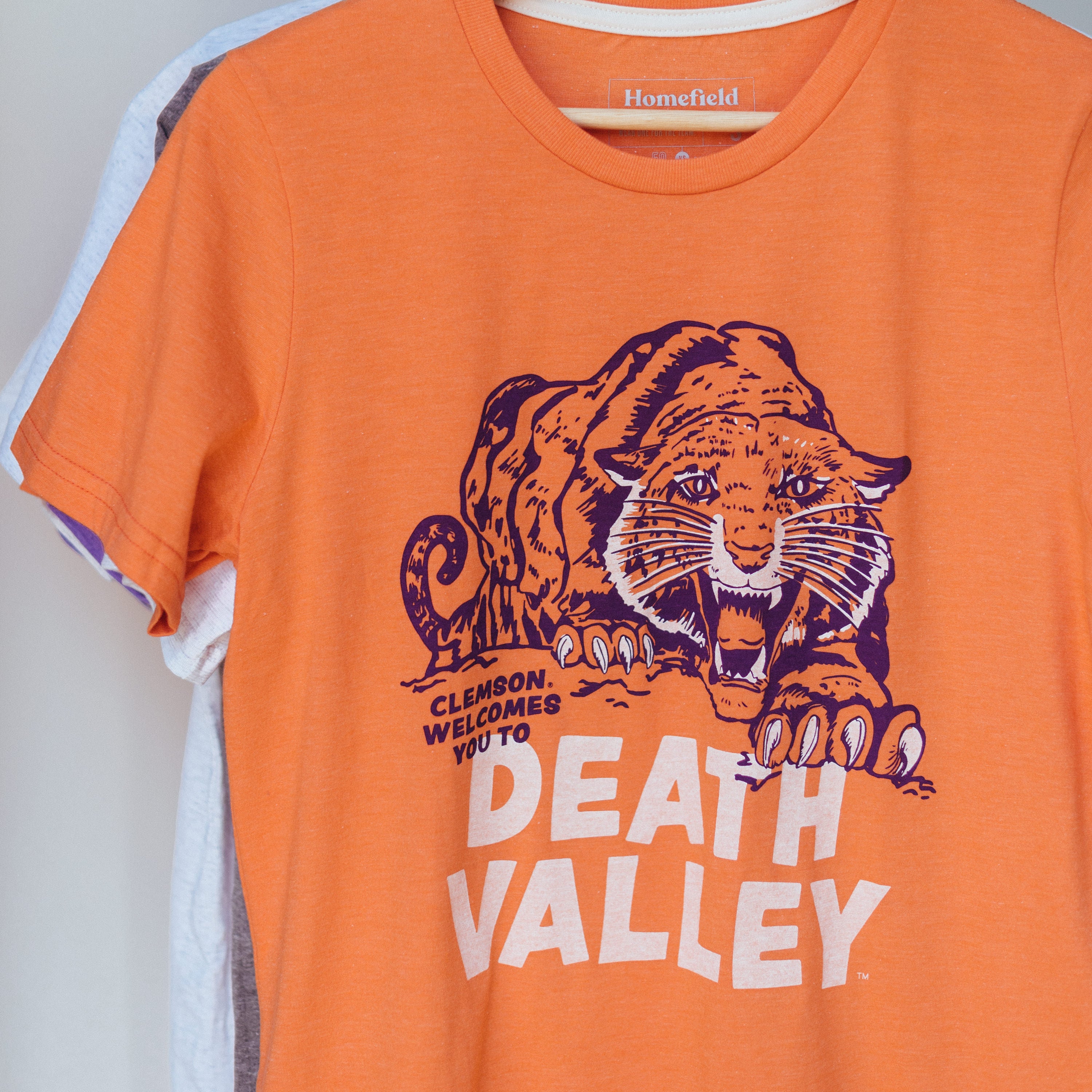 Unleash Your Tiger Spirit with Vintage Clemson Tigers Death Valley T-Shirt