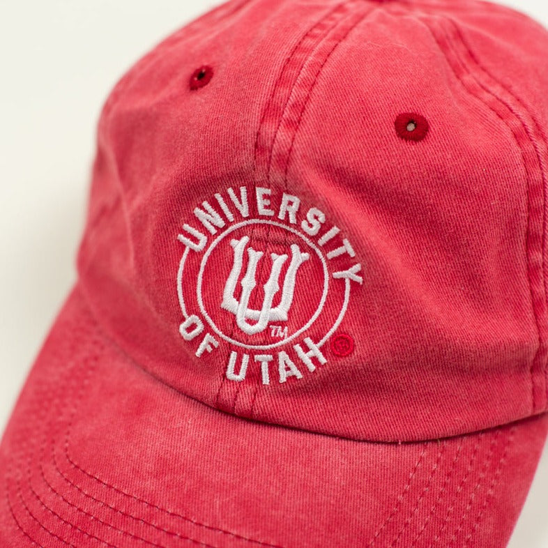 Vintage Utah Interlocking UU Adjustable Dad Hat