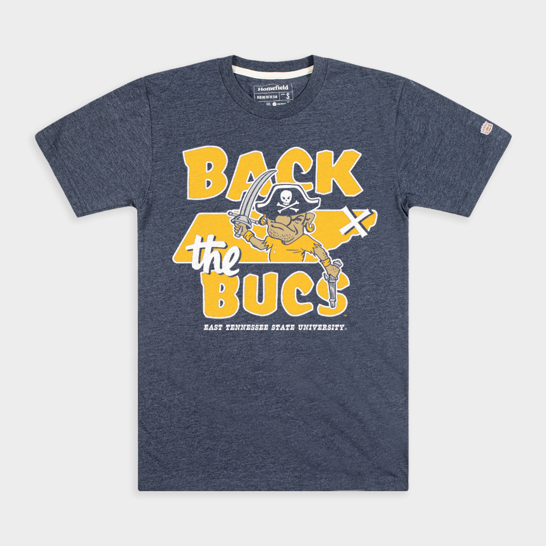 Show Your Buc Pride with ETSU Back the Bucs Tee