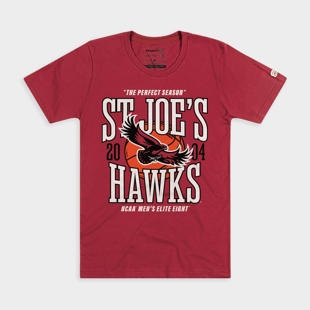 Relive the Glory: Saint Joseph's Hawks 2004 Elite Eight Tee