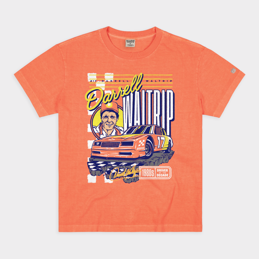Rev up Your Style with Hendrick Motorsports Darrell Waltrip 1980s Tribute Tee