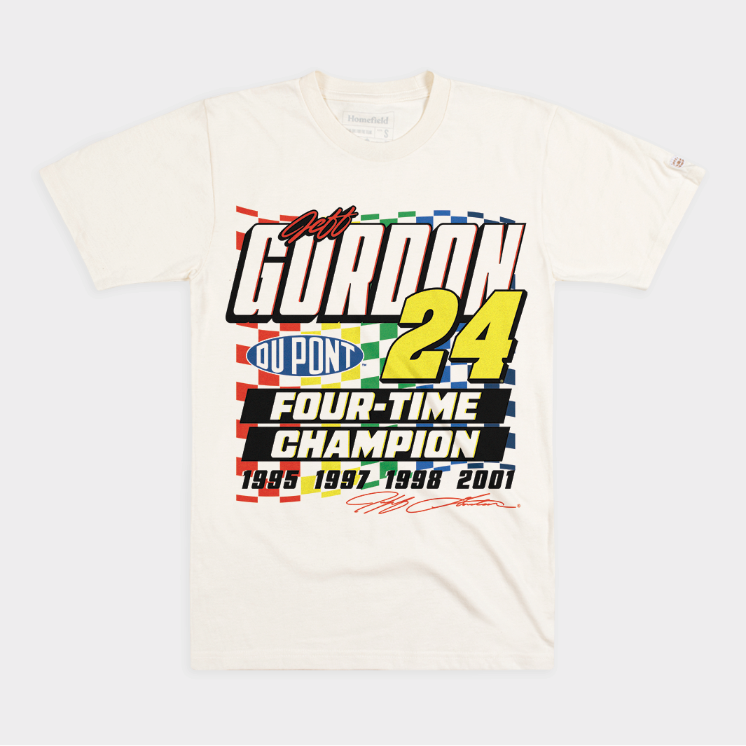 Celebrate Jeff Gordon's Glory: Four - Time Champion Tee