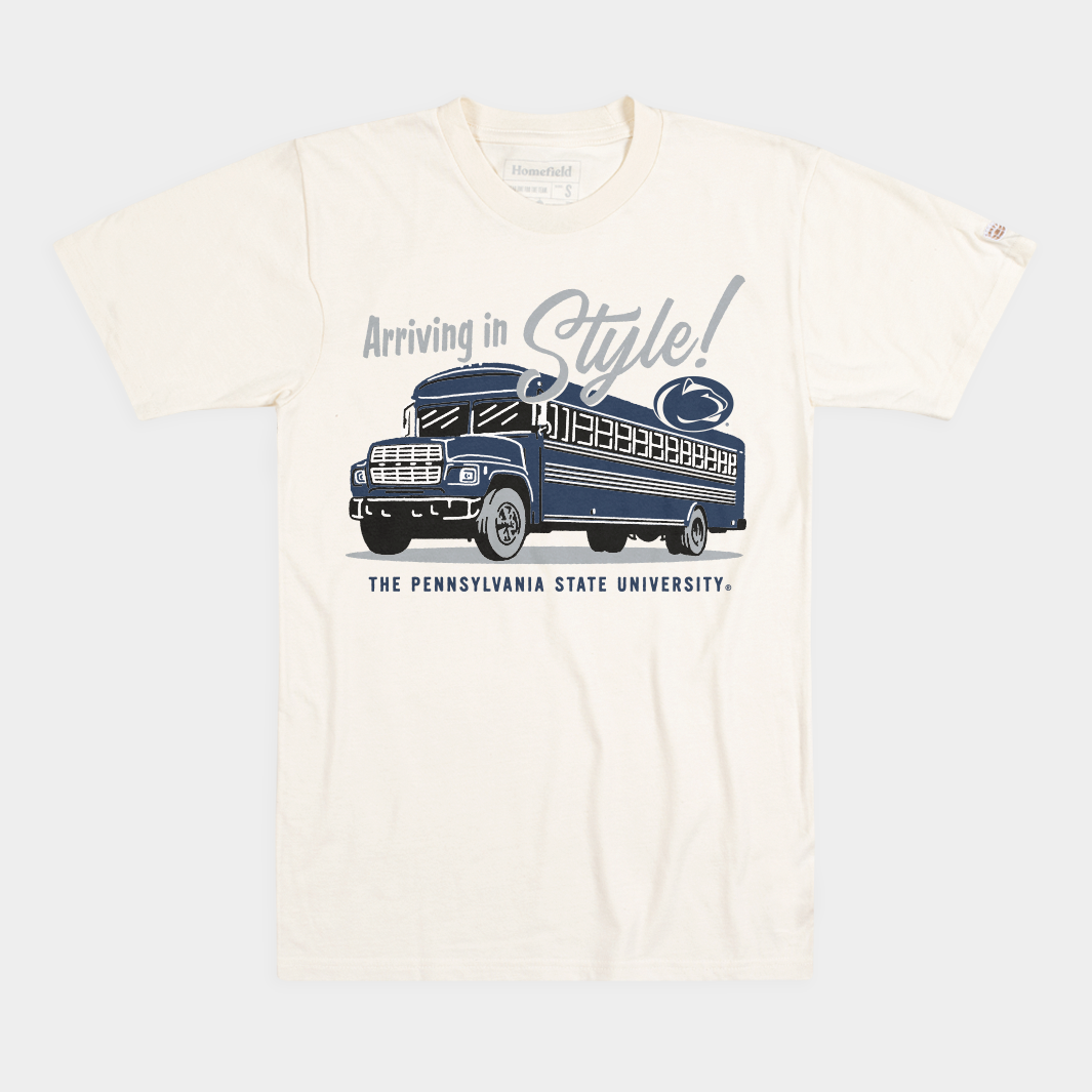 Get Ready for Penn State Football with Our Pregame Bus Arrival Tee