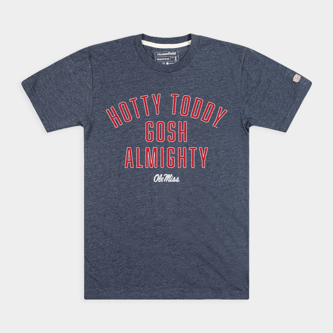 Show Your Ole Miss Pride with the Hotty Toddy Gosh Almighty! Tee