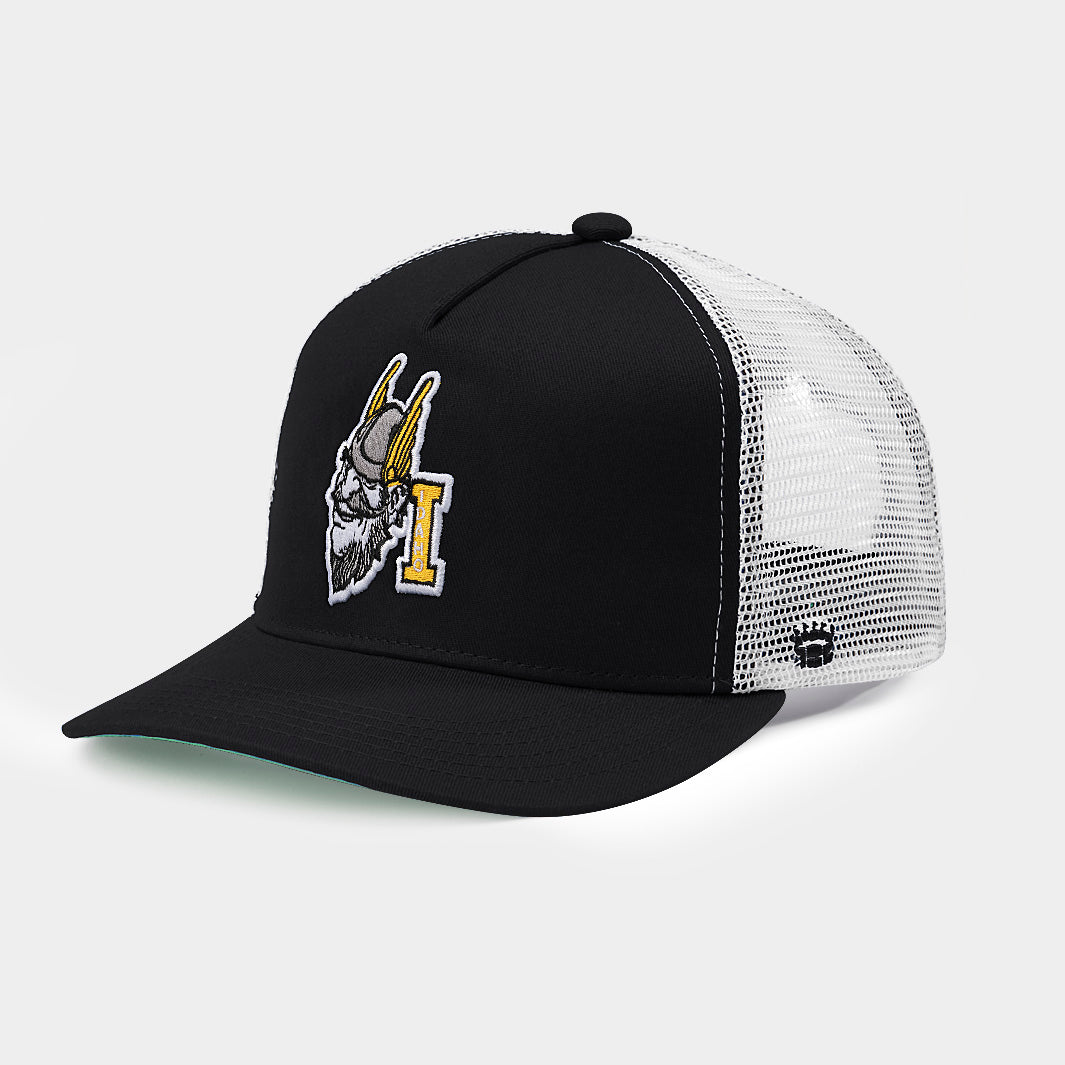 Get Cheerful with Idaho Vandals Retro Logo Trucker Hat
