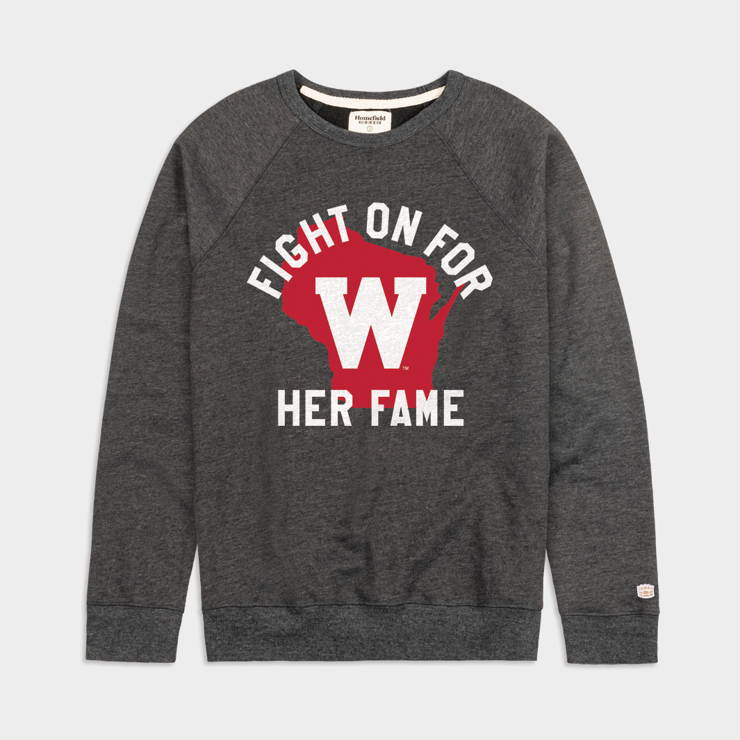 Show Your Badger Pride with the Wisconsin Badgers Fight Song Crewneck