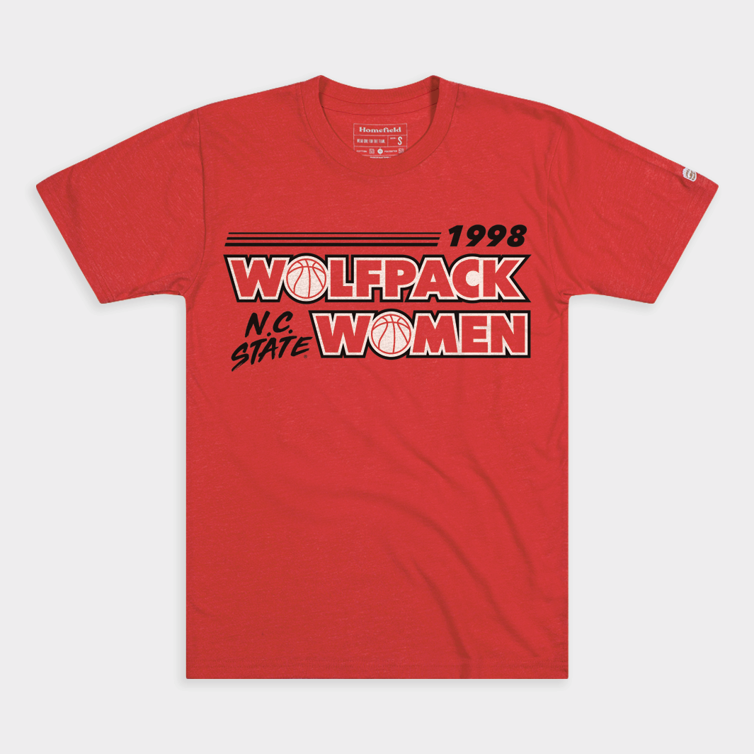NC State Women's Basketball 1998 - 99 Wolfpack Tee - Celebrate the Champions