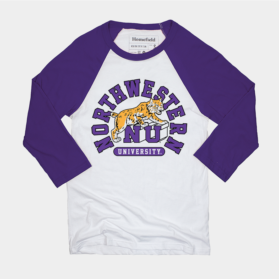 Show Your Wildcats Pride with This Vintage-Inspired Baseball Tee