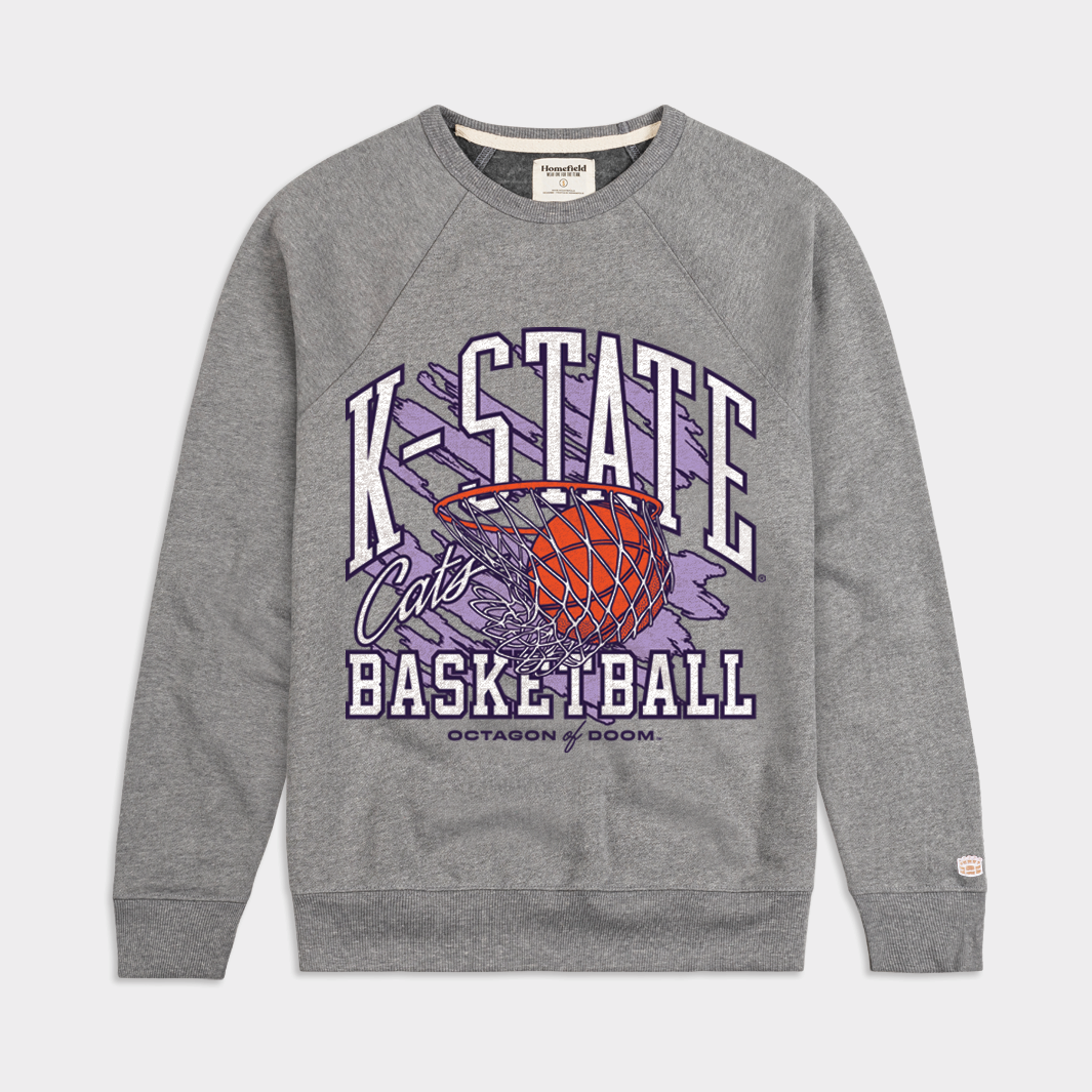 Classic K-State Hoops Octagon of Doom Crewneck - A Tribute to the '90s