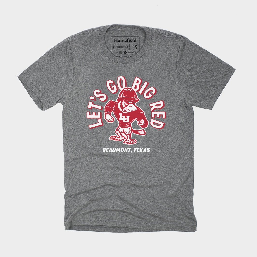 Show Your Pride with Lamar University Big Red Mascot Tee