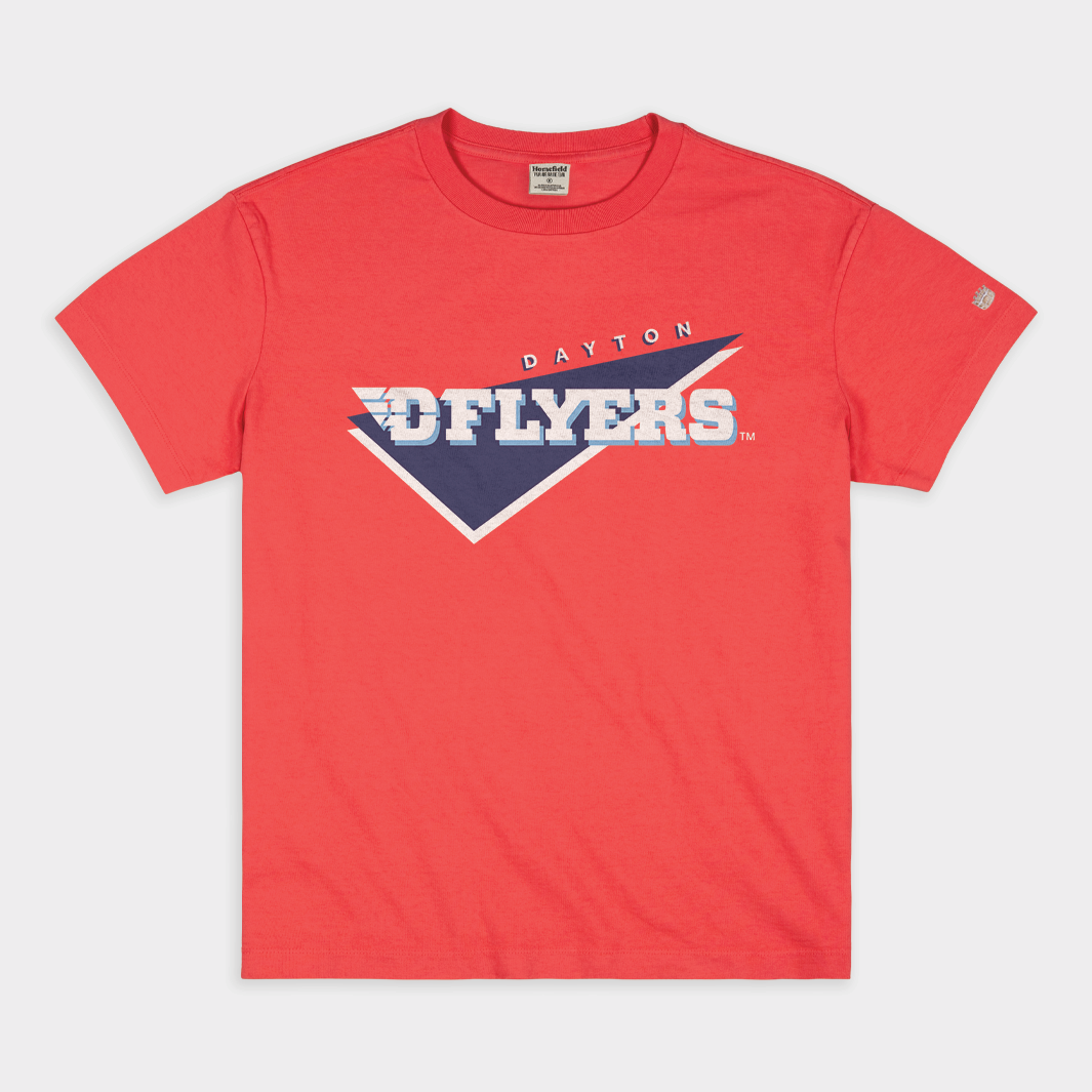 90's Vintage Dayton Flyers Heavyweight Cotton Tee - Stand Out in Style!