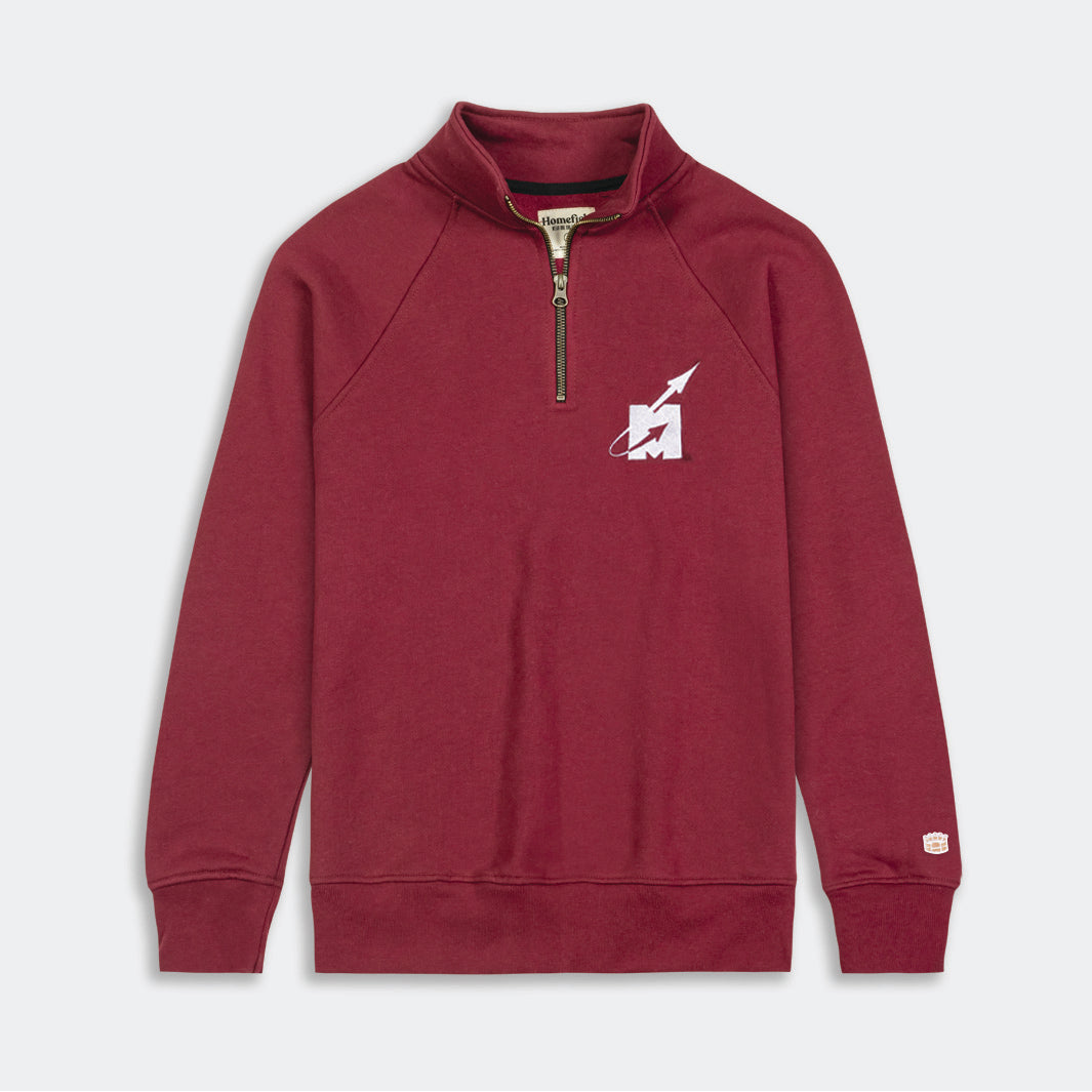 Show Your Mississippi State Pride with the Block M Logo Quarter Zip