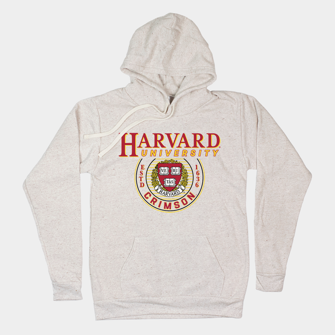 Show Your Harvard Pride with Our Oatmeal Hoodie