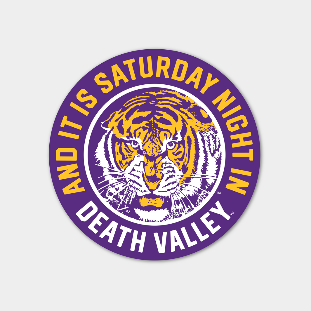 LSU Death Valley: Celebrate the Legendary Stadium Sticker