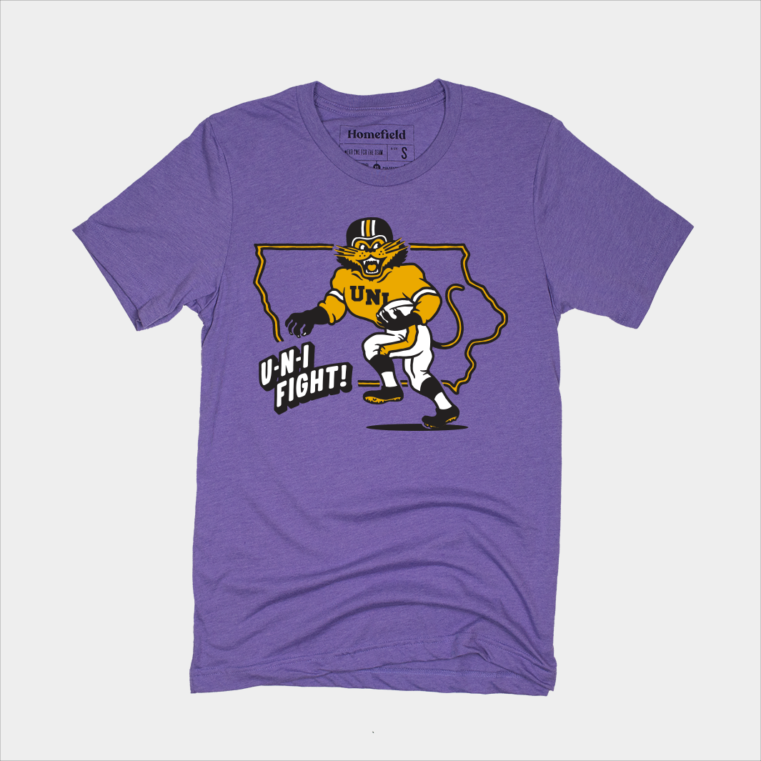 Show Your UNI Pride with the Northern Iowa U-N-I Fight! Tee