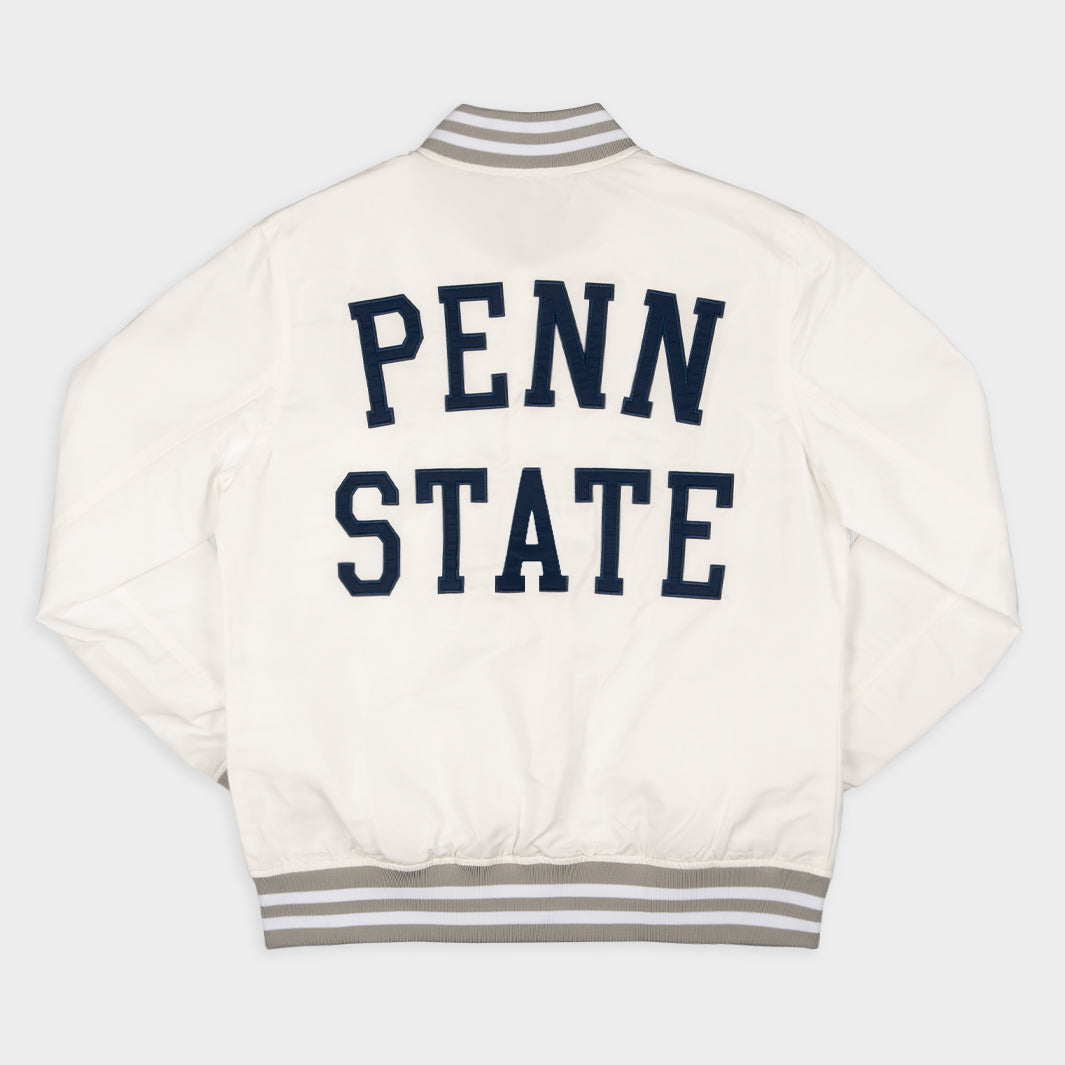 Show Your Penn State Pride with the White Out Bomber Jacket