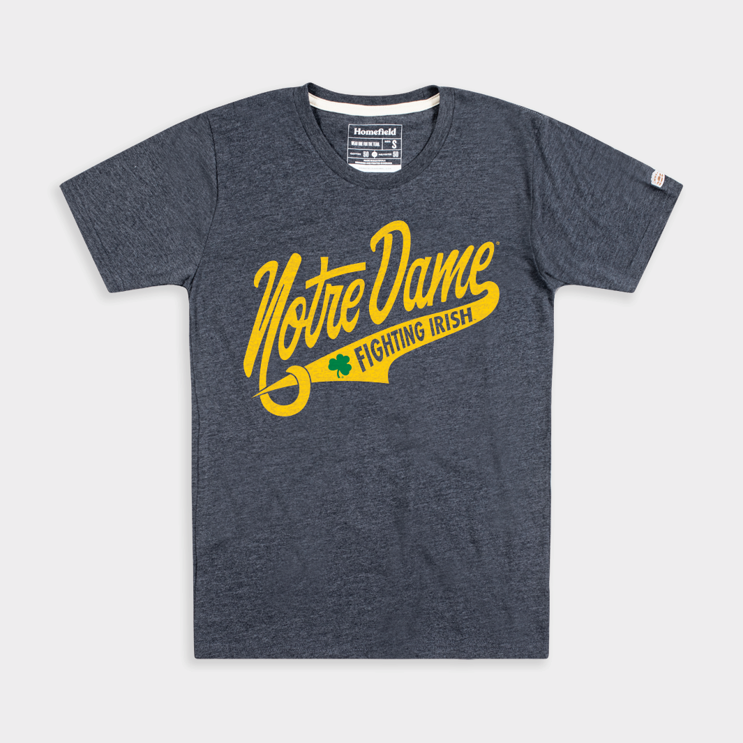 Stunning Vintage Notre Dame Script Women's Tee