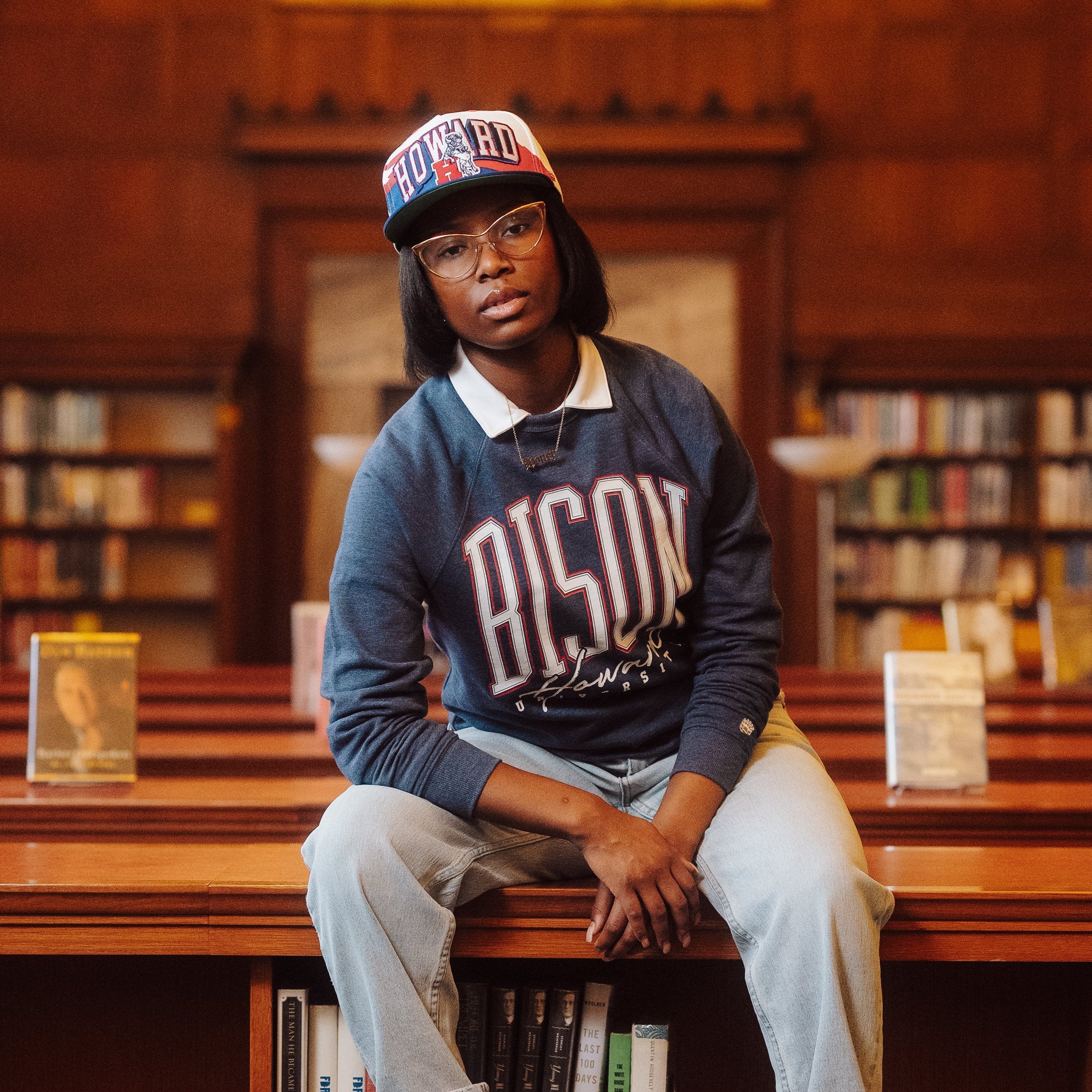 Howard Bison Classic Crewneck - A Timeless Tribute